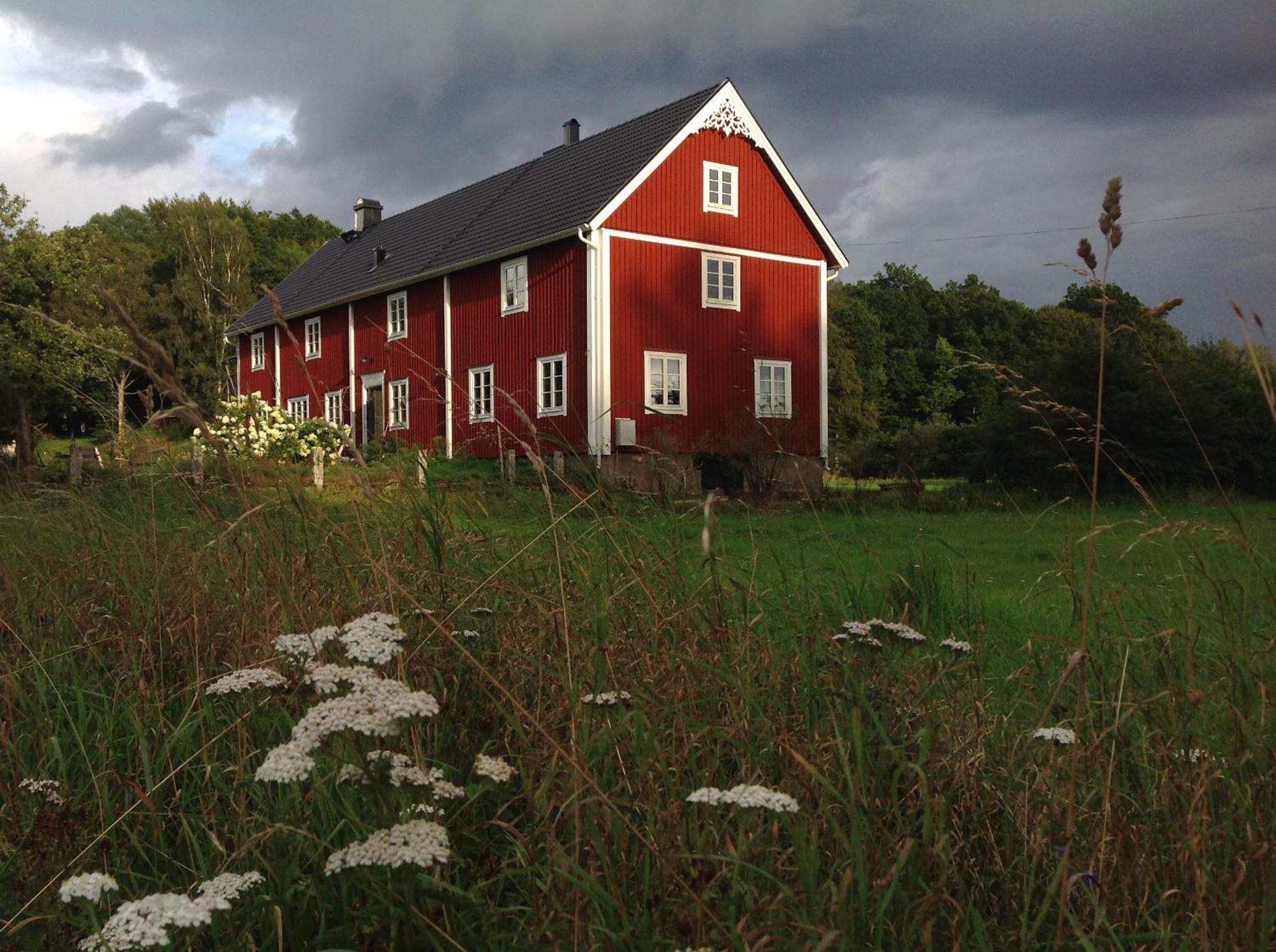 La Maison Rouge De Slaetten Bed And Breakfast Vilshult 外观 照片