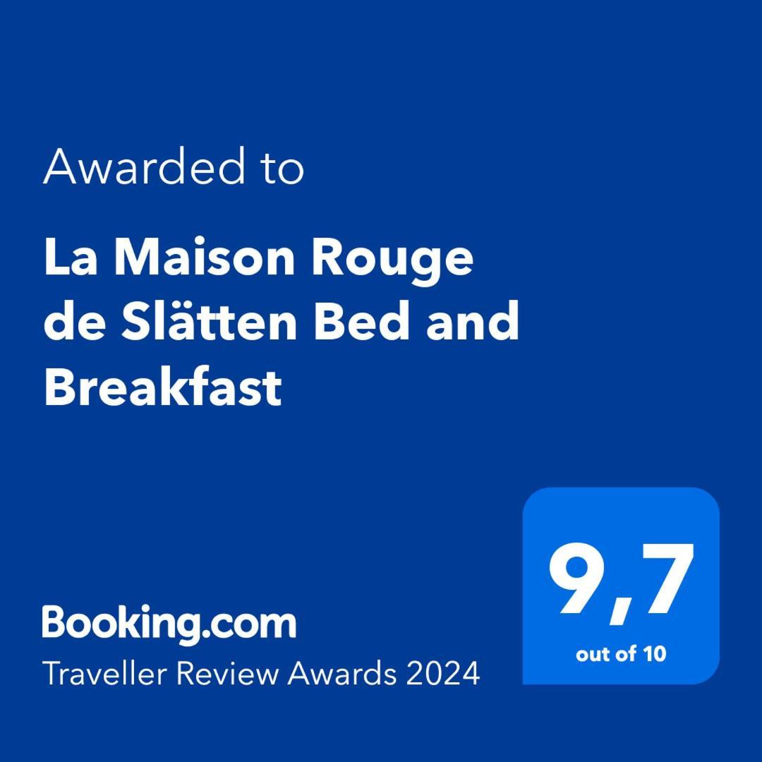 La Maison Rouge De Slaetten Bed And Breakfast Vilshult 外观 照片